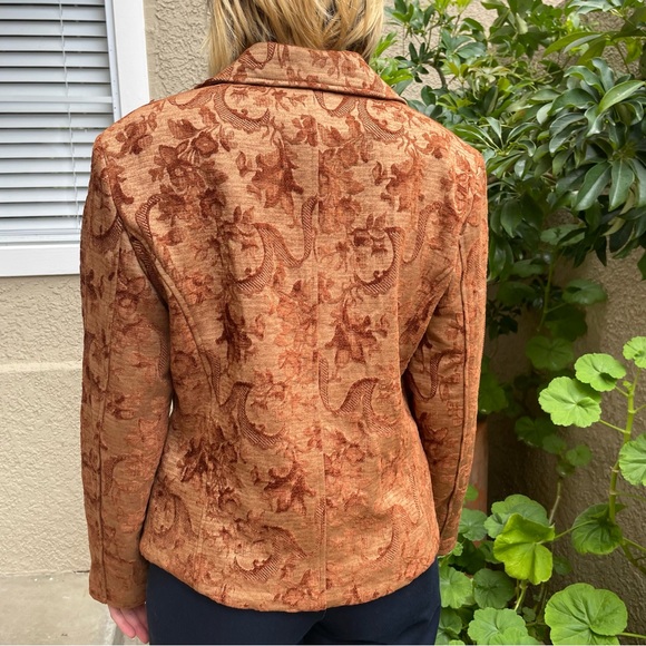 Vintage tan tapestry jacket - Picture 11 of 14